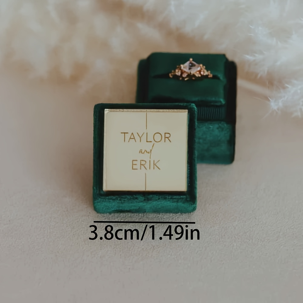 Custom Wedding Ring Box for Engagements